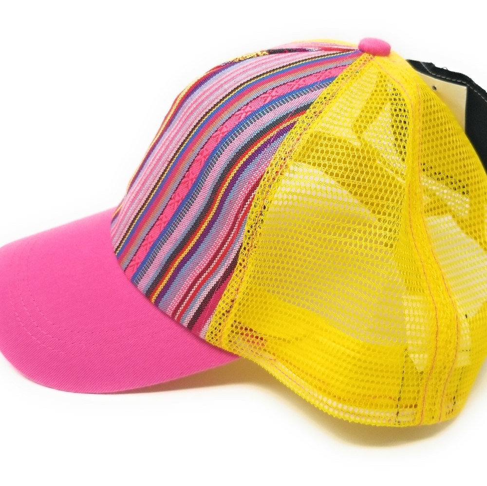 Peter Grimm Women Anaba Trucker Cap Yellow Pink St - Picture 5 of 5